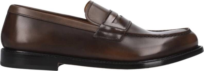 Premiata Leren en leren mocassin