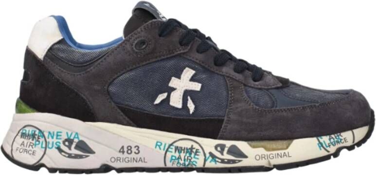 Premiata Leren Sneakers met Contrastdetails