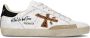 Premiata Leren sneakers met gehamerd effect en luipaardprint detail Multicolor Dames - Thumbnail 1