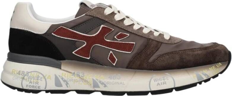 PREMIATA Lage Sneakers Heren Mick Maat: 42 Materiaal: Suède Kleur: Bruin