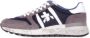 Premiata Blauwe Suède Sneakers met Leren Inzetstukken - Thumbnail 2