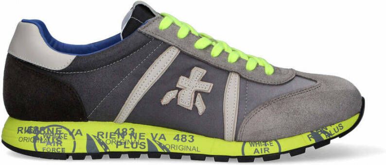 Premiata Grijze Nylon Sneakers Lucy Model Multicolor Heren - Foto 6