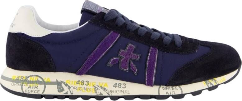 Premiata Lucy Sneaker Blauw Paars Damesschoenen