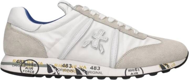 Premiata Lucy Sneakers van stof en suède