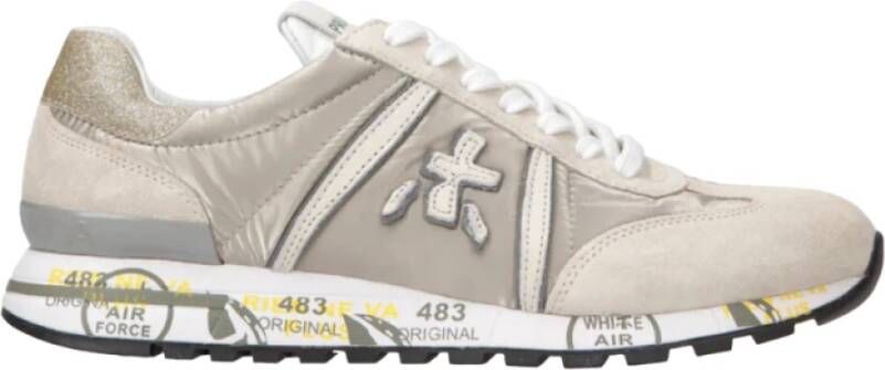 Premiata Stijlvolle Beige Sneakers voor Beige