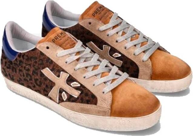 Premiata Luipaard Lage Sneakers Multicolor Dames