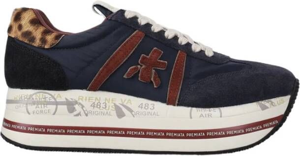 Premiata Luipaard Spoiler Suède Sneakers
