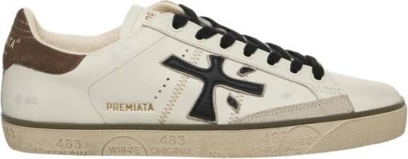 Premiata Luxe Leren Sneakers met Plateauzool - Foto 2