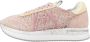 Premiata Kwaliteitslederen sneaker met koordtextuur Pink Dames - Thumbnail 9