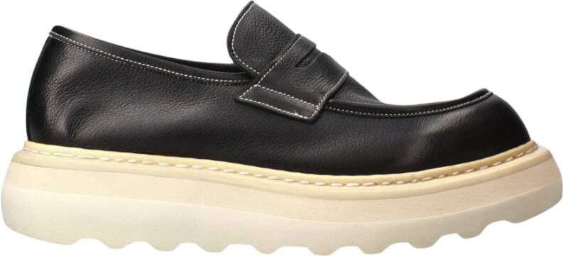 Premiata Marineblauw Suède City Loafers Black Heren