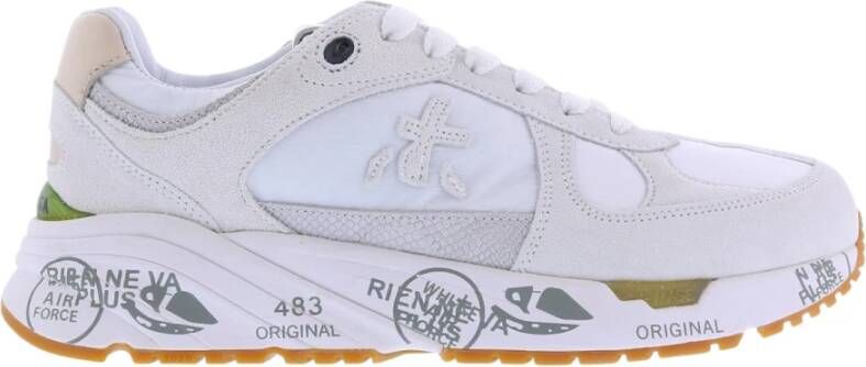 PREMIATA Lage Sneakers Dames Mase-d Maat: 40 Materiaal: Suède Kleur: Wit - Foto 6