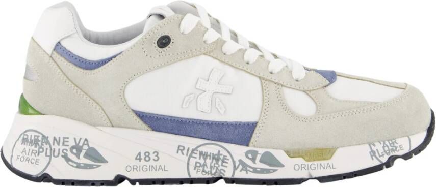 PREMIATA Lage Sneakers Heren Mase Maat: 40 Materiaal: Suède Kleur: Wit