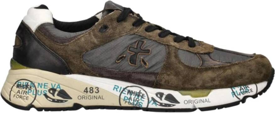 PREMIATA Lage Sneakers Heren Mase Maat: 39 Materiaal: Suède Kleur: Groen - Foto 7