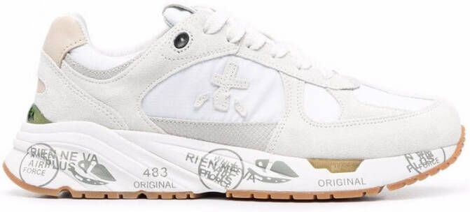 PREMIATA Lage Sneakers Dames Mase-d Maat: 40 Materiaal: Suède Kleur: Wit - Foto 11