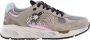 Premiata Mased Sneakers Vintage Silhouet met Levendige Details Beige Dames - Thumbnail 1