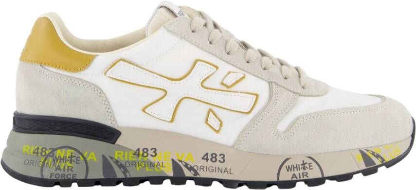 PREMIATA Lage Sneakers Heren Mick Maat: 39 Materiaal: Suède Kleur: Wit