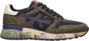 Premiata Mick 5893 Sneakers van suède en stof Blauw Heren