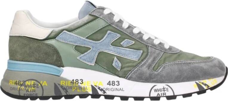 PREMIATA Lage Sneakers Heren Mick Maat: 44 Materiaal: Suède Kleur: Groen