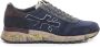 Premiata Mick Mesh Suede Sneakers Blue Heren - Thumbnail 1