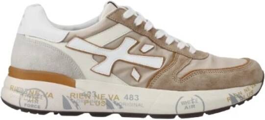 PREMIATA Lage Sneakers Heren Mick Maat: 45 Kleur: Taupe - Foto 4
