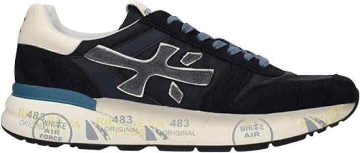 Premiata Blauwe Sneakers voor Stijlvolle Casual Kleding