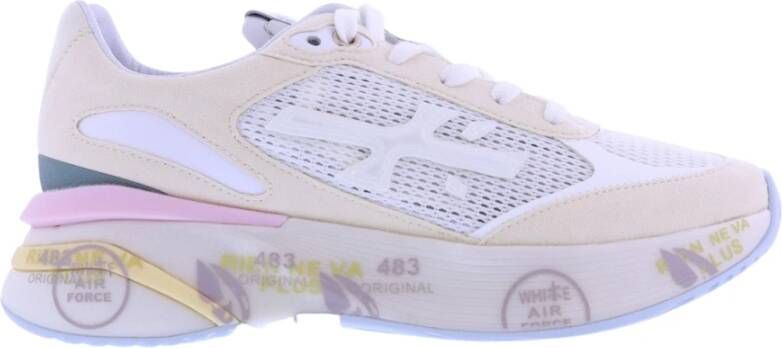 Premiata Moerund Sneakers Stijlvol en Duurzaam Schoeisel Beige Dames