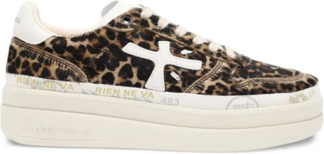 Premiata Stijlvolle Sneakers voor Mannen Brown Dames