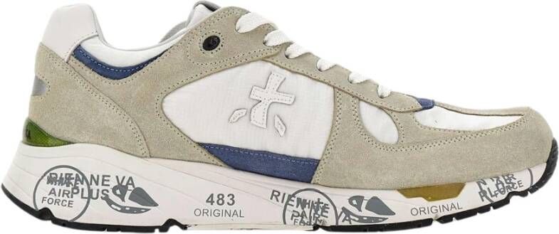 PREMIATA Lage Sneakers Heren Mase Maat: 40 Materiaal: Suède Kleur: Wit