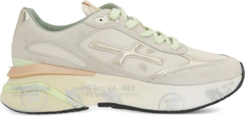 Premiata Nylon en suède sneakers