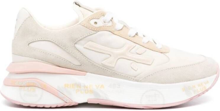 Premiata Stijlvolle Beige Sneakers Multicolor Dames