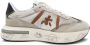 Premiata Elegante en Comfortabele Leren Sneakers Beige Dames - Thumbnail 3