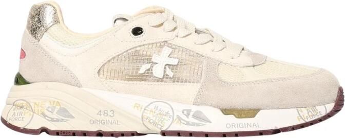 Premiata Beige Sneakers met Contrasterende Details - Foto 5