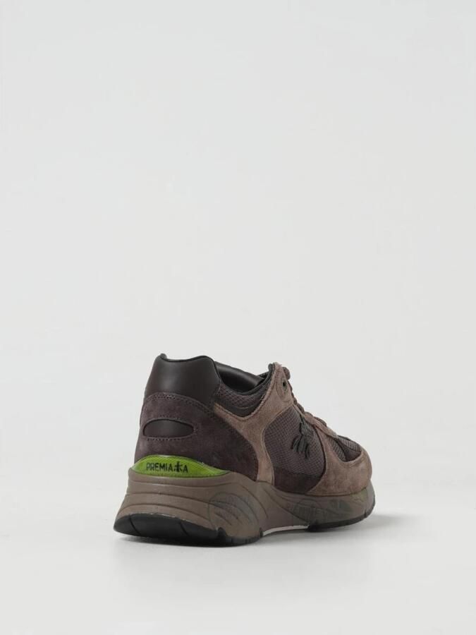 Premiata Vintage Stijl Sneakers met Vet Mase Schrift Brown Heren - Foto 2