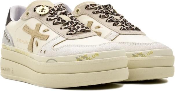 Premiata Beige Lage Sneakers Micol