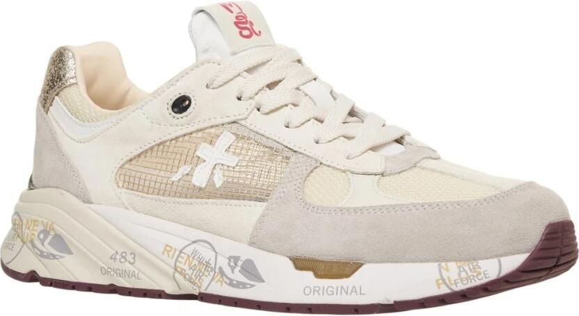 Premiata Beige Sneakers met Contrasterende Details - Foto 2