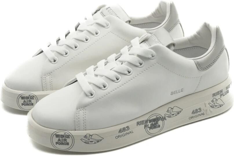 Premiata Belle Sneakers Casual Leather Wo White - Foto 2