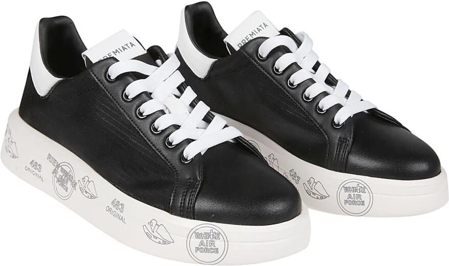 Premiata Black Belle Sneakers