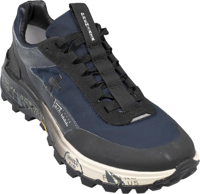 Premiata Blauwe Sneakers met EVA Rubberen Zool
