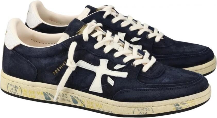 Premiata Sneakers van suèdeleer met iconisch logo