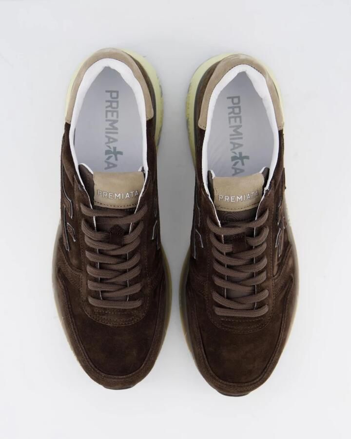 Premiata Bruine Suède Heren Sneakers Mick