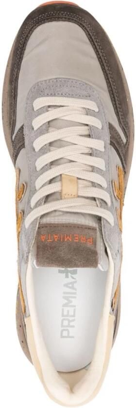 PREMIATA Lage Sneakers Heren Mick Maat: 43 Materiaal: Leer Kleur: Geel - Foto 4