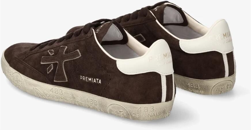 PREMIATA Lage Sneakers Stevend Suède Bruin - Foto 3
