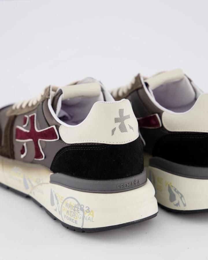 PREMIATA Lage Sneakers Heren Mick Maat: 44 Materiaal: Suède Kleur: Bruin - Foto 3