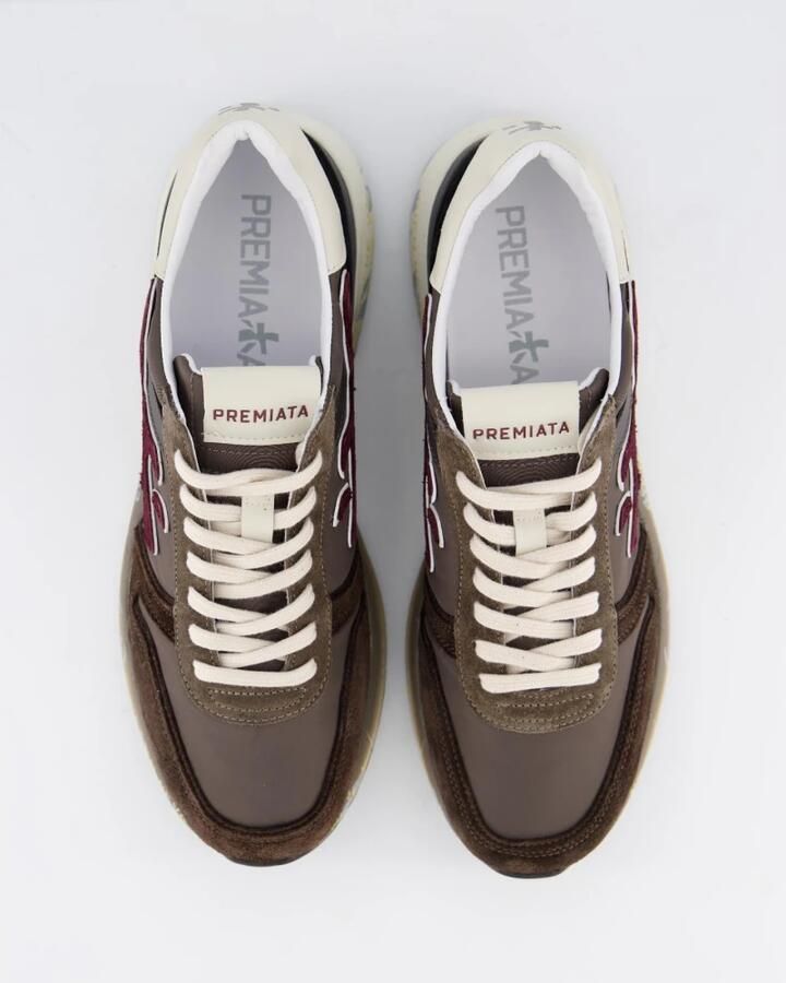 PREMIATA Lage Sneakers Heren Mick Maat: 42 Materiaal: Suède Kleur: Bruin