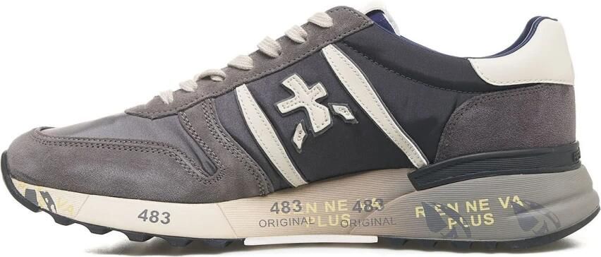 Premiata Platte schoenen van suède en technische stof Multicolor Heren - Foto 9
