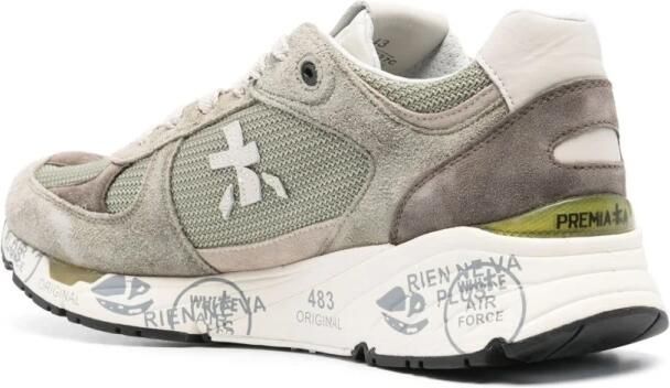 PREMIATA Lage Sneakers Heren Mase Maat: 42 Materiaal: Suède Kleur: Groen - Foto 4