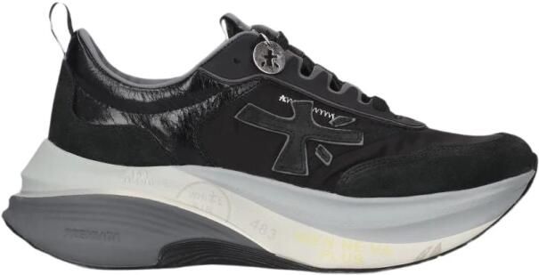 Premiata Hill Nylon Platform Sneakers