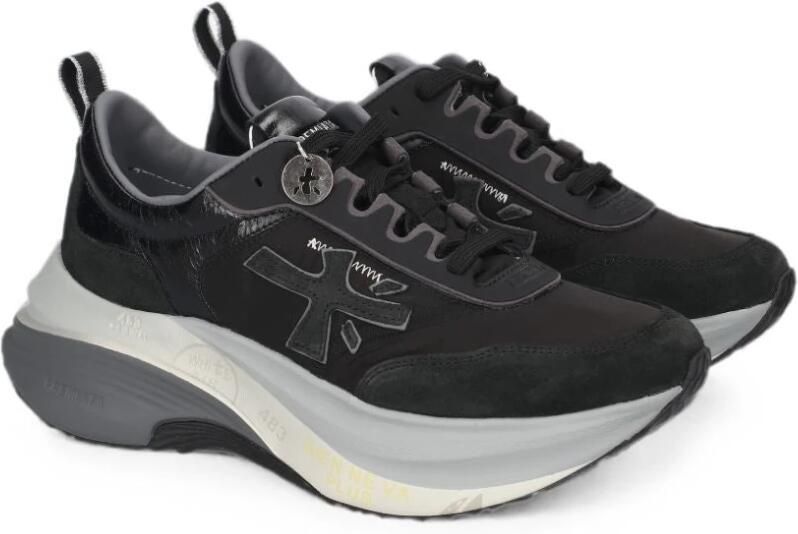 Premiata Hill Nylon Platform Sneakers - Foto 3