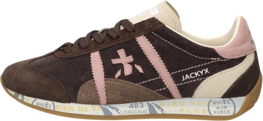 PREMIATA Lage Sneakers Dames Jacky25 Suède Bruin - Foto 6