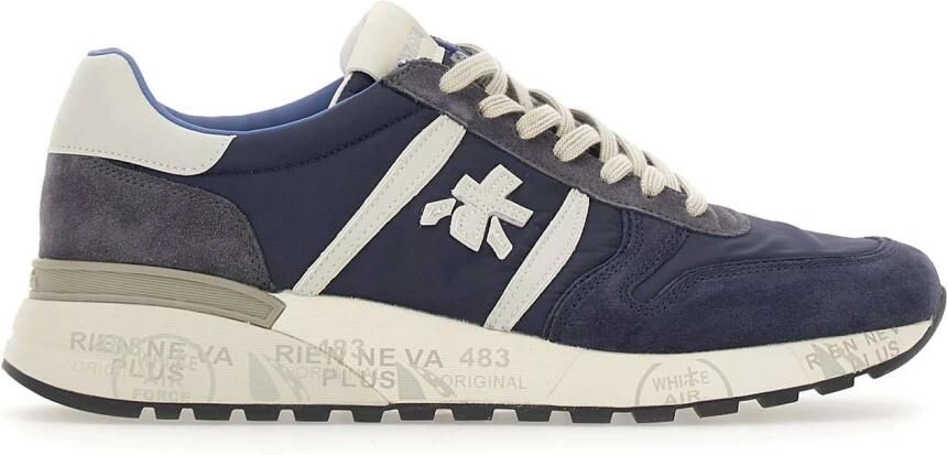 Premiata Blauwe Sneakers met Suède Inzetstukken - Foto 2